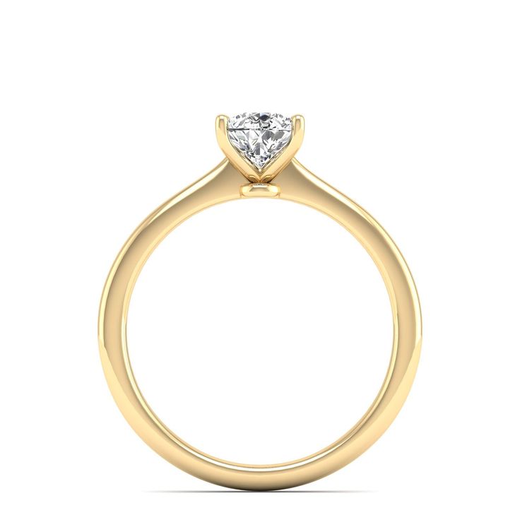 Pear Cut Lab Grown Pear Cut Diamond Ring