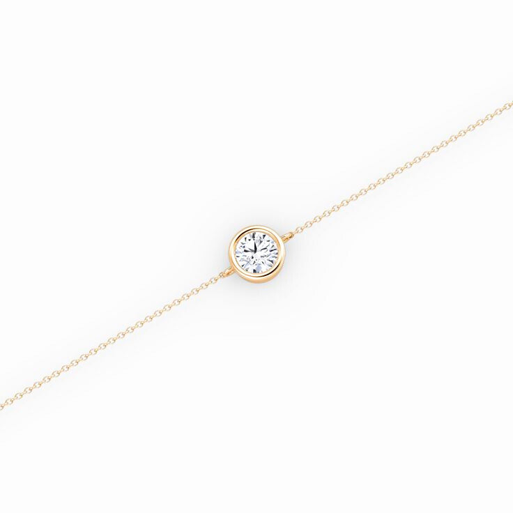 Solitaire Round Diamond Bracelet