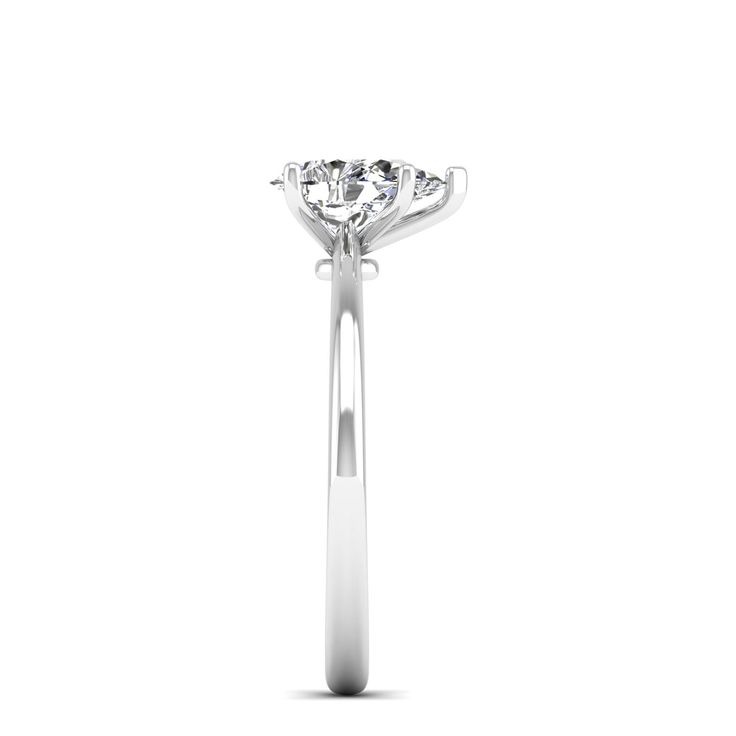 Pear Cut Lab Grown Pear Cut Diamond Ring