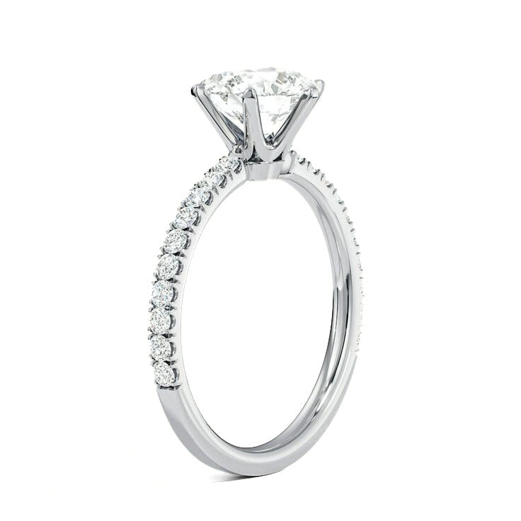 The Ultimate Round Lab Grown Pear Cut Diamond Ring