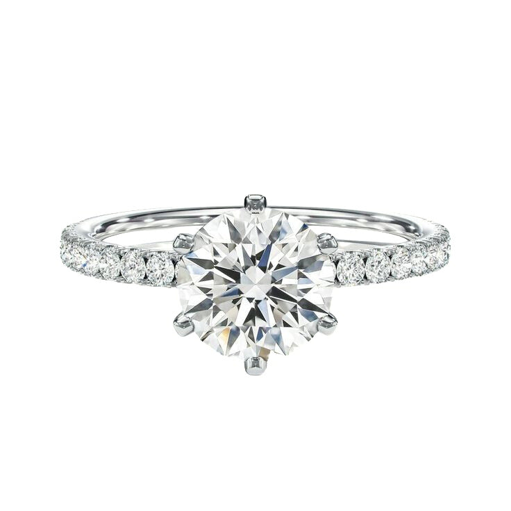 The Ultimate Round Lab Grown Pear Cut Diamond Ring