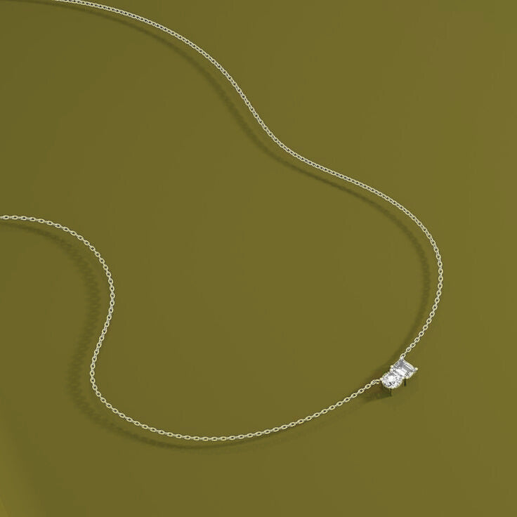 Toi et Moi Lab Grown Diamond Necklace